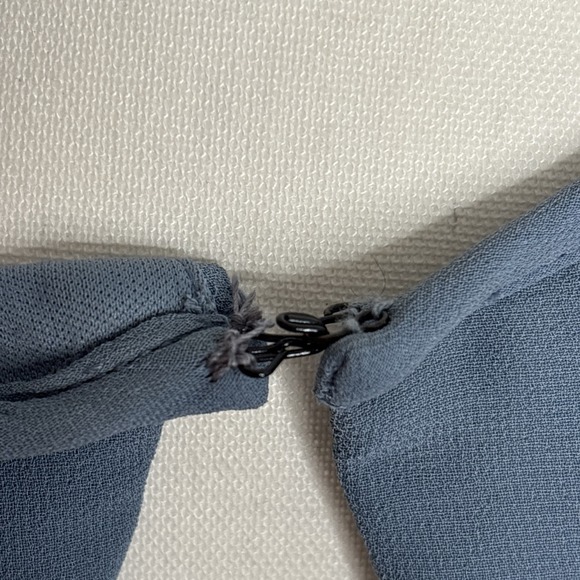 Bill Levkoff SAMPLE Halter Dress Women's 8 Blue Bridesmaid Prom Formal - Picture 12 of 14